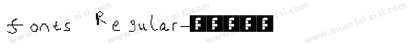 fonts Regular字体转换